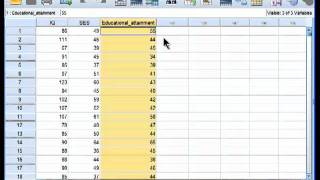 SemiPartial Correlation  SPSS part 1 [upl. by Ahsirk]