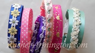 How to Make No Sew Ribbon Bracelets Kids Craft Quick and Easy [upl. by Ttergram638]