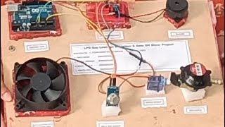 Lpg gas leakage detection with auto turn off using aurdino minor project in electrical engineering [upl. by Aehs]