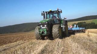 Stoppelbearbeitung John Deere 8330 amp Lemken Rubin 9 [upl. by Laehcar943]