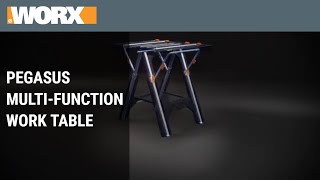 Worx® Pegasus™ MultiFunction Work Table [upl. by Montgomery]