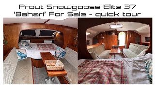 SOLD Prout Snowgoose Elite 37 Catamaran for Sale [upl. by Dionis460]