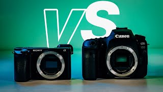 Mirrorless VS DSLR Which Camera is ACTUALLY Better for Video [upl. by Anauqahs]