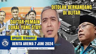 DITOLAK Arema FC Ditolak Berkandang di Blitar Daftar Pemain Arema FC yang Dipastikan Bertahan [upl. by Aicittel]