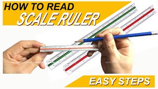 HOW TO READ AND USE THE SCALE RULER [upl. by Oinegue]