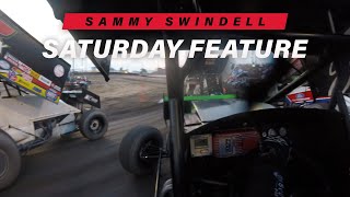 ONBOARD  Sammy Swindell World of Outlaws at TriState Speedway  62020 [upl. by Hilar488]