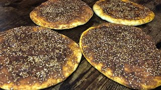 How to Make the Best Lebanese Manakish Flatbread  Zaatar Bread  Eats With Gasia [upl. by Isle284]