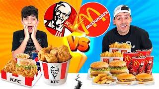 McDonalds vs KFC – Jason and Alex’s Ultimate Food Test [upl. by Stricklan281]