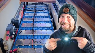 We Built a MASSIVE Lithium Battery Bank with Alibaba LifeP04 Cells [upl. by Yleek]