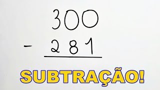 SUBTRAÇÃO  MATEMÁTICA BÁSICA  6° ANO [upl. by Izaak657]