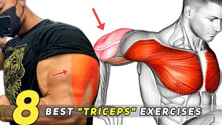 Best Triceps Exercises For Huge ARMS  Triceps Workout [upl. by Emlynn151]