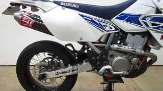 Suzuki DRZ400S DRZ400SM Yoshimura RS2 Exhaust Package Review and Sound Demo by SRmotocom [upl. by Brass]