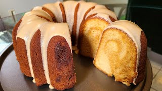 Caramel Pound Cake from scratch [upl. by Ecnahs441]