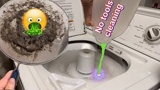 How to Deep Clean Your Washing Machine Without tabs Oxiclean out Smelly Stinky soap scum ￼mildew [upl. by Htehpaj]