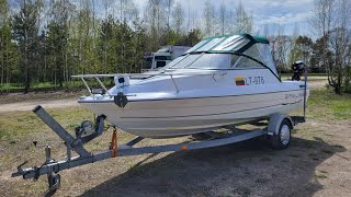 Bayliner Capri 1952 2000 30L Mercury Review Walkaround [upl. by Igenia752]