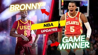 NBA Updates Bronny vs Wildcats Murrays Game Winner Kyrie Injury [upl. by Ahsenyl]