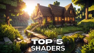 TOP 5 Minecraft Shaders 2024  RTX 4080 [upl. by Nere252]