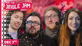 MARIO KART MAYHEM w Lydia Ravs Martyn amp MORE  Jingle Jam 2023  Day 7  07122023 [upl. by Irita808]