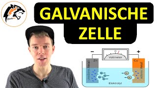 GALVANISCHE ZELLE Funktionsprinzip von Batterien  Chemie Tutorial [upl. by Mayer]