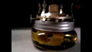 Burn olive oil in a regular Kerosene lamp [upl. by Hugues248]