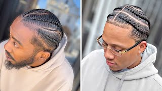 12 Braided Hairstyles For Men  Stitch Braids x Box Braids  By Braid Envy [upl. by Ahsena457]