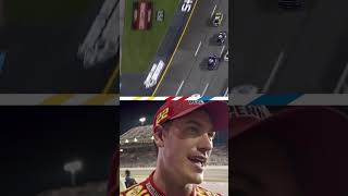 Joey Logano FRUSTRATED with Austin Dillon after WILD Finish to Cook Out 400 😳 nascar nascaronfox [upl. by Arrim]