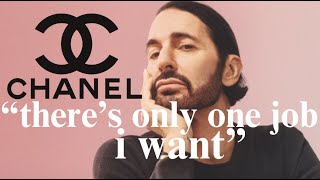 Marc Jacobs on Chanel quotTheres Only One Job I Wantquot [upl. by Adnih]