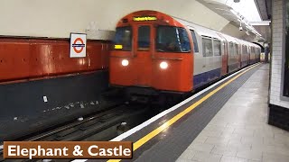 Elephant amp Castle  Bakerloo line  London Underground  1972 Tube Stock [upl. by Caputo]