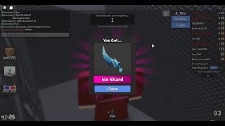 Trading Bioblade for Ice Shard in MM2 [upl. by Hathaway98]