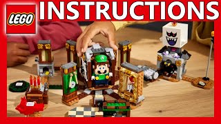 3D LEGO instructions  Luigi’s Mansion HauntandSeek  71401  LEGO Super Mario 2022 [upl. by Wardlaw851]