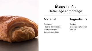 Recette Pain au chocolat  CAP Pâtissier en candidat libre  Extrait [upl. by Boothe]