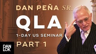 Dan Peña  50 Billion Dollar Man DanPena QLA One Day US Seminar Part 1 [upl. by Ylebmik]