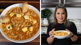 How to make Mexican Sopa de Coditos con Taquitos Dorados de Queso [upl. by Daryle]