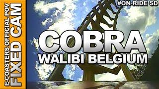 Cobra  Walibi Belgium  OnRide ECAM [upl. by Light638]