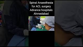 Spinal Anaesthesia for ACL surgery [upl. by Adiesirb]