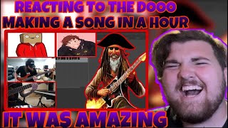 REACTING to THE DOOOWE MADE A HIT SONG IN A HOURITS SO GOOD [upl. by Georgie]