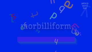 How to say quotmorbilliformquot High Quality Voices [upl. by Nomla809]