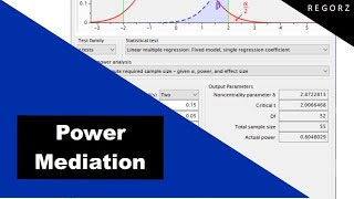 GPower for Mediation Analysis and its Alternative [upl. by Tiloine]