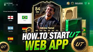 How to Start the Web App in EA FC 25 [upl. by Champaigne]