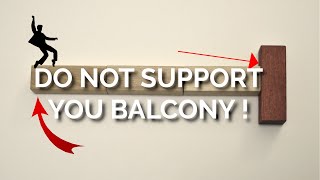 Do not support your balcony  ProArchitect [upl. by Roswell]