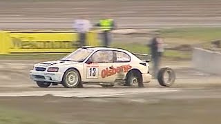 European Rallycross Highlights 2006 Norway Andreas Eriksson Ford Fiesta T16 4x4 Div 1 B amp A Finals [upl. by Jangro]