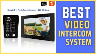 Best Video Intercom System  1080P Tuya Fingerprint 5 in 1 Unlock Doorbell Video Intercom Review [upl. by Eileek634]