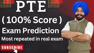 PTE Exam predictions in 2024 most repeated in real exam  Gurwinder sir [upl. by Anihta]