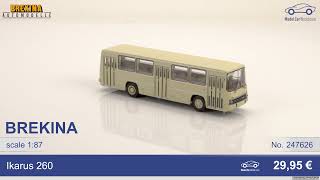 Brekina 187 Just arrived Ikarus 260  Mercedes Benz LS 1620 [upl. by Hnahc926]