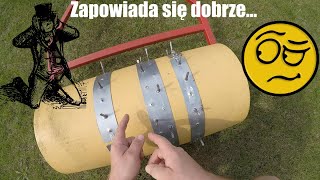 Napowietrzacz do trawy  Areator własnej roboty [upl. by Ansel88]