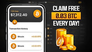 How to Claim Free BTC Every Day – Easy Bitcoin Mining [upl. by Lola]