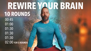 Guided Breathing 10 Rounds to Rewire Your Brain [upl. by Nashom]