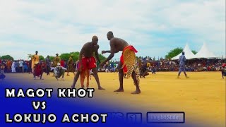 South Sudanese wrestling Magot Khot vs Lokujo AchotCentral Equatoria vs Jonglei State [upl. by Onaireves51]