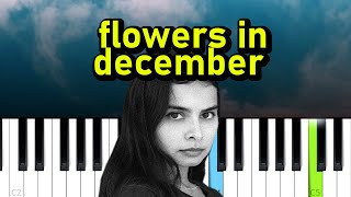 Mazzy Star  Flowers In December Piano tutorial [upl. by Eelatsyrc719]