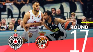 Highscoring finale lifts Partizan over Monaco  Round 17 Highlights  Turkish Airlines EuroLeague [upl. by Jerri]